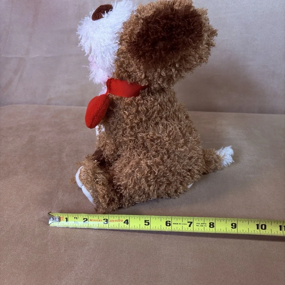 Hallmark Battery Operated Animated Plush Dog w/ Sound Press Here Paw (85)